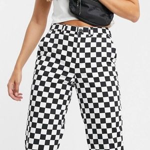 VANS CHECKERBOARD PANTS Sz 27